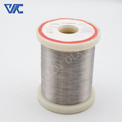 Cerah Annealed Ultra Thin 0,025mm 0,05mm Nichrome Alloy Ni80Cr20 Resistance Heating Wire Pemasok