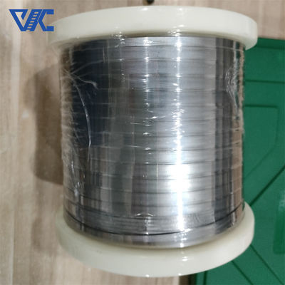 Harga pabrik Nichrome Alloy Cr20Ni80 Ni80 Resistensi Pemanasan Listrik Kawat datar / Robbins